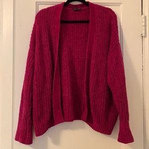 Deep Pink Cardigan